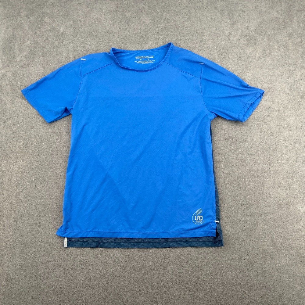 Ultimate Direction Cirriform T Shirt Mens Medium Blue Seamless Shoulder Athletic